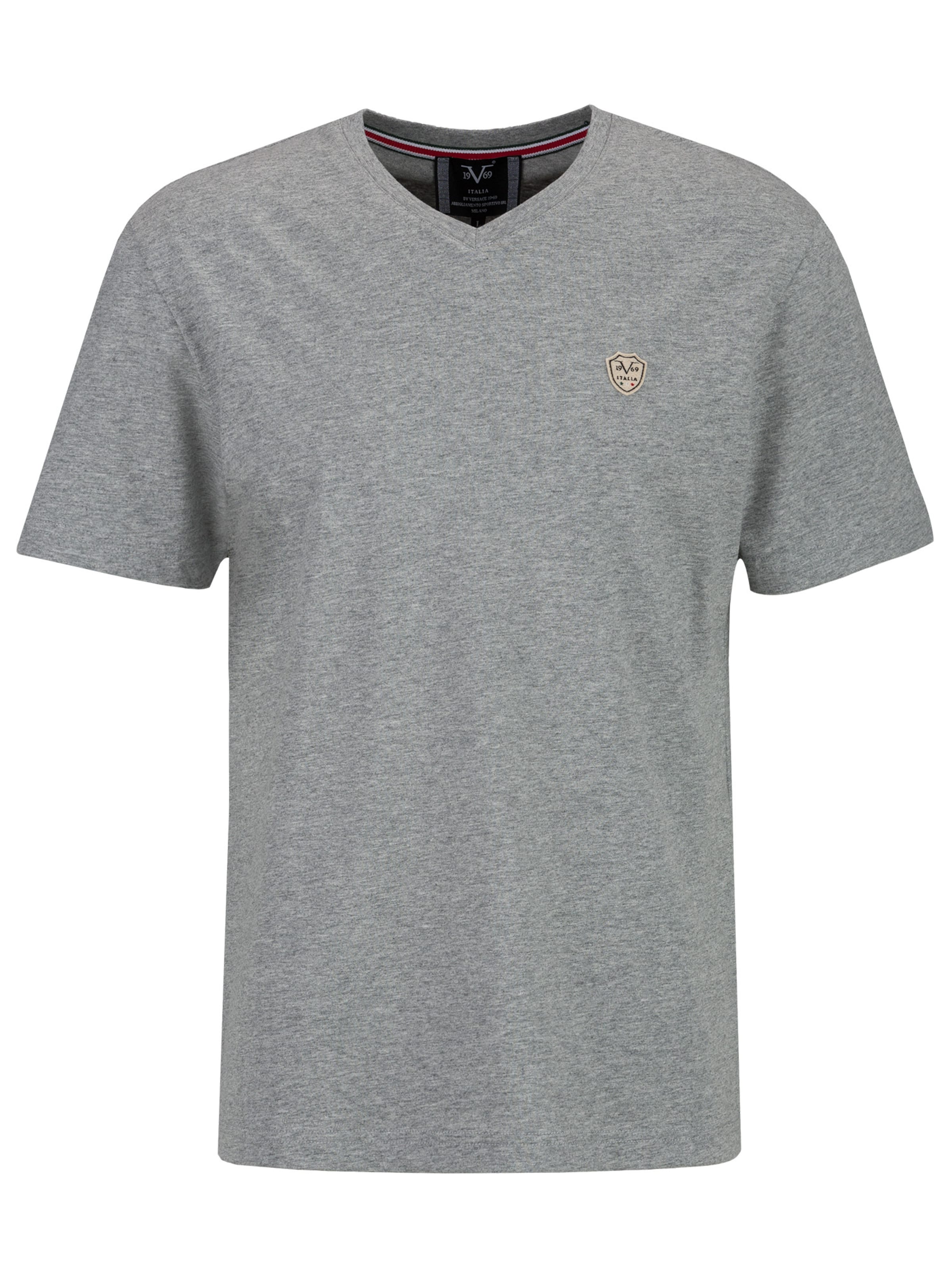 19V69 ITALIA Shirt 'TONI' in Grey: front