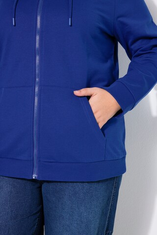 Ulla Popken Sweat jacket in Blue