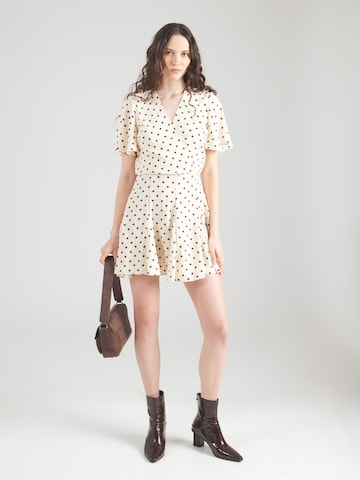 AX Paris Dress in Beige: front