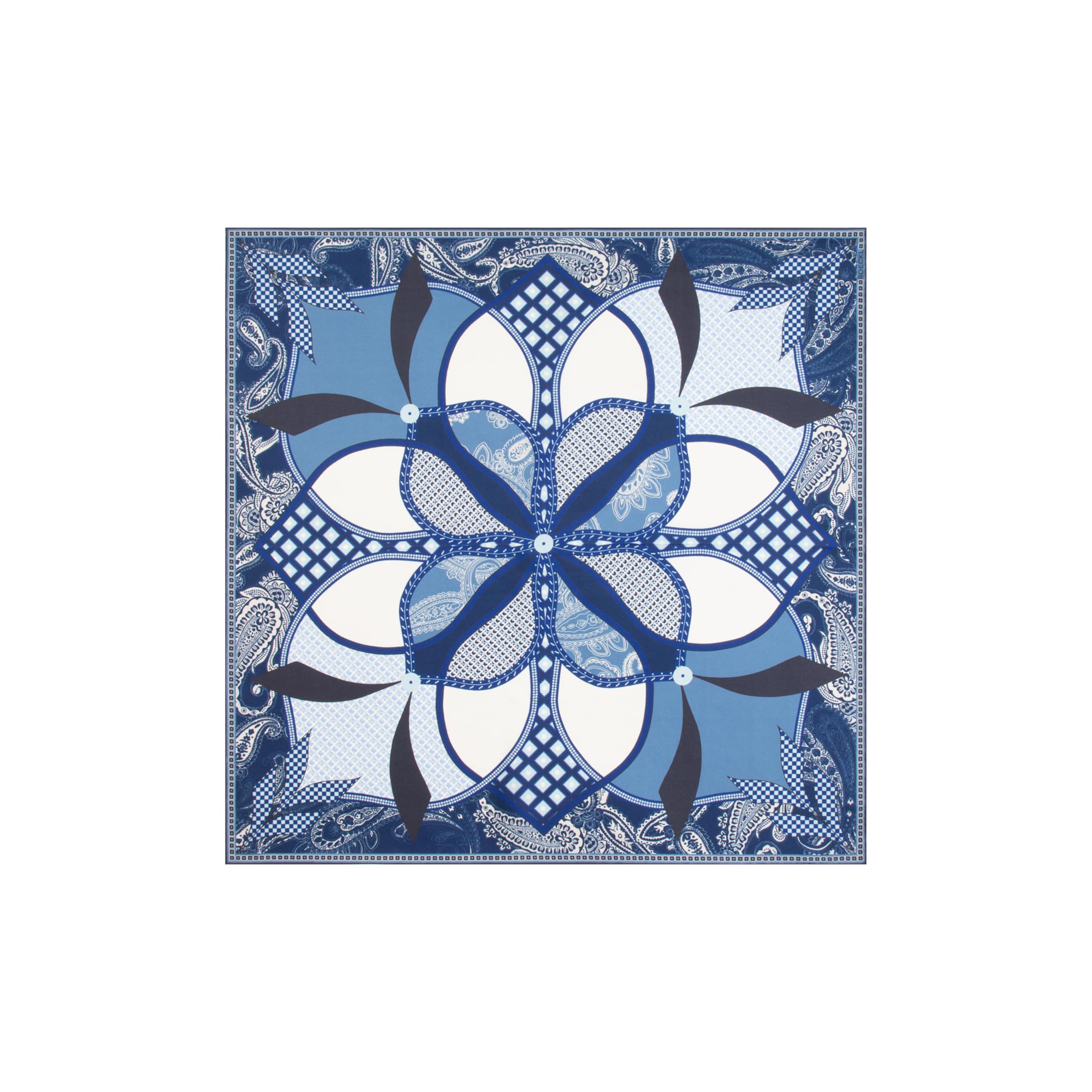 Foulard Roeckl en mélange de couleurs : devant