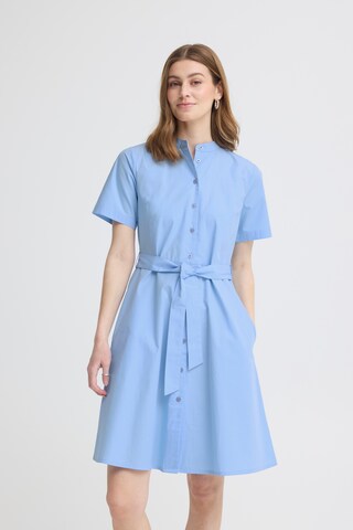 Robe ICHI en bleu : devant