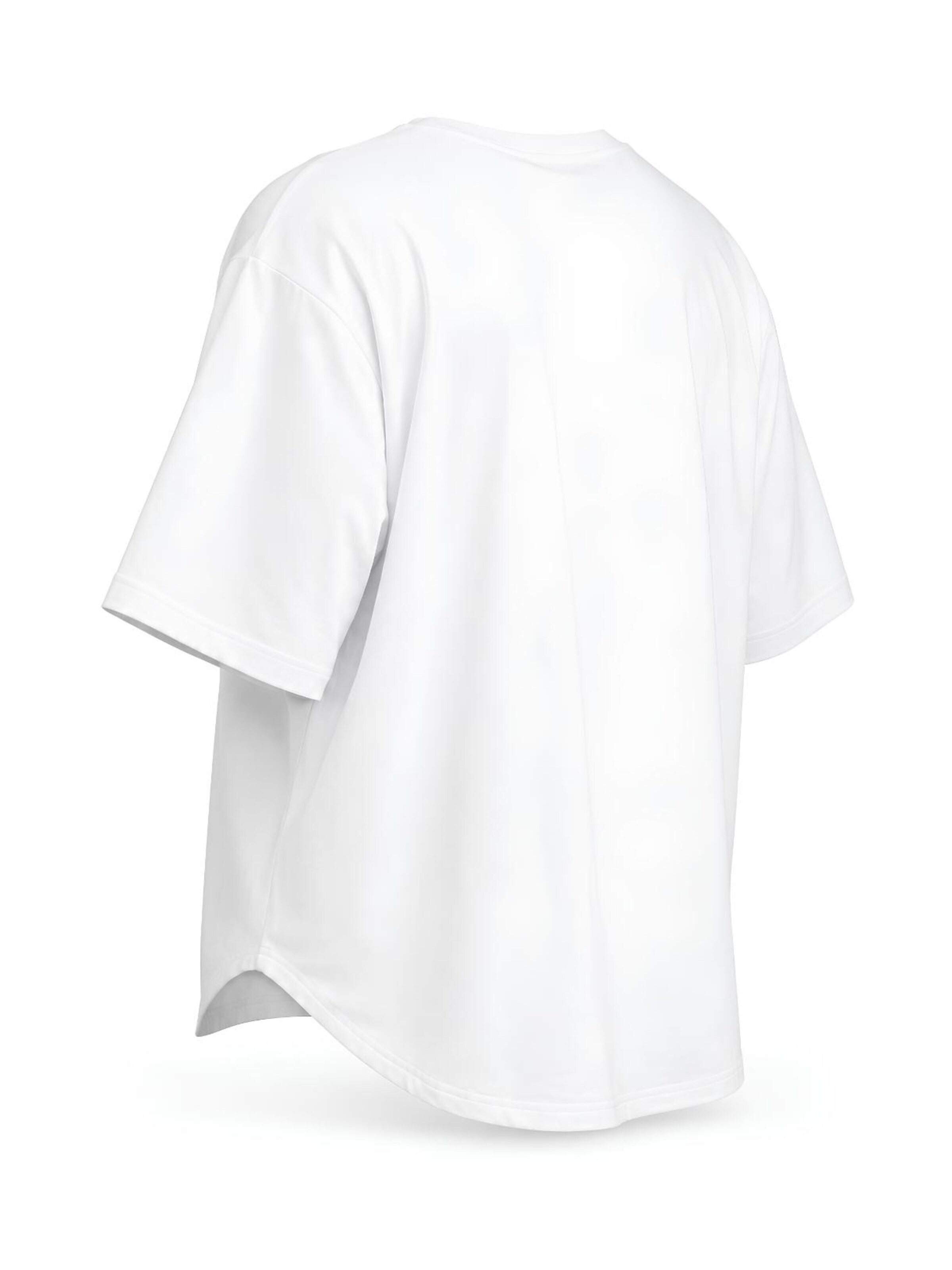 Muscle Up Performance shirt 'Form Tee' in White