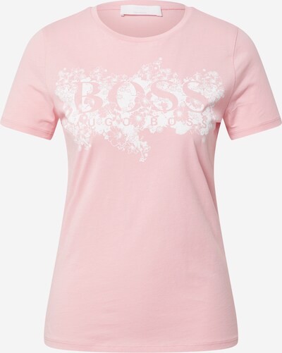 BOSS Casual Shirts 'Elogo2' i pink / hvid, Produktvisning
