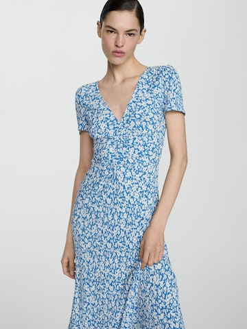 MANGO Letní šaty 'POMA' – modrá: přední strana