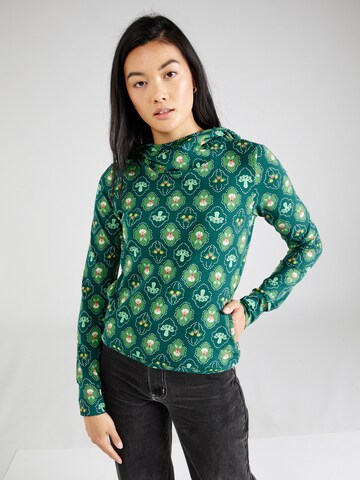 Blutsgeschwister Sweatshirt 'Hummel' in Green: front