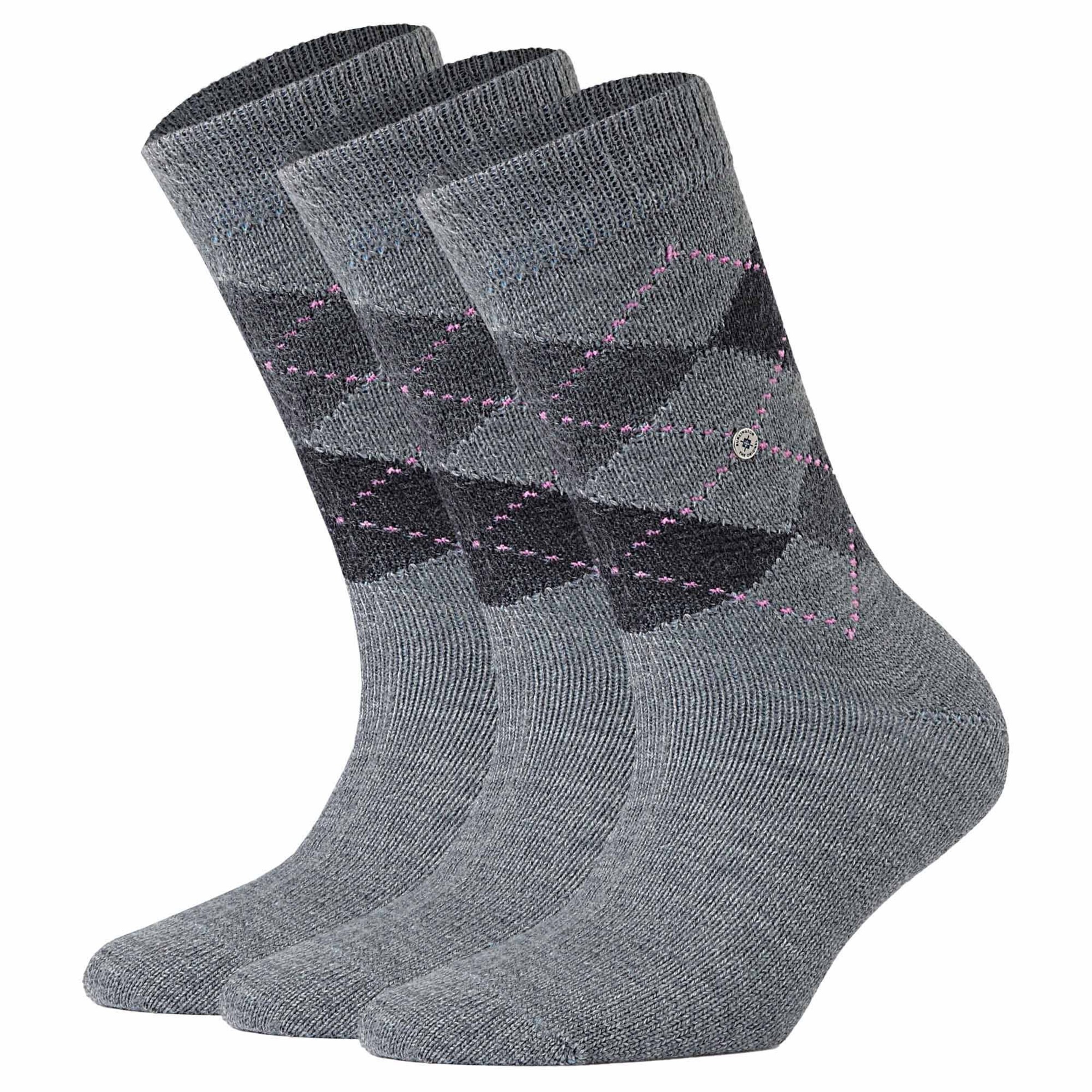 BURLINGTON Socks in Grey: front