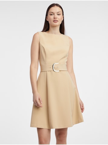 Orsay Dress in Beige: front