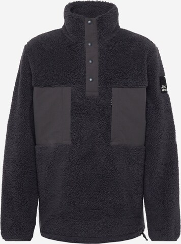 Pull-over de sport 'PANK SNAP' JACK WOLFSKIN en gris : devant