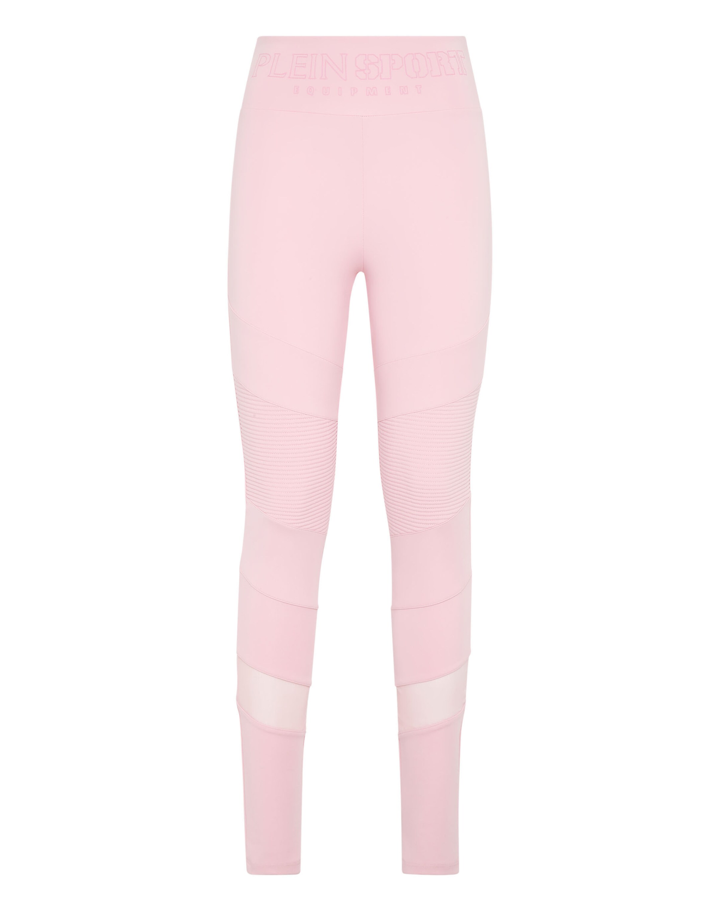 Plein Sport - Skinny Leggings 'Statement' em rosa: frente