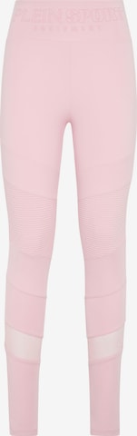 Plein Sport Leggings 'Statement' in Pink: Vorderseite