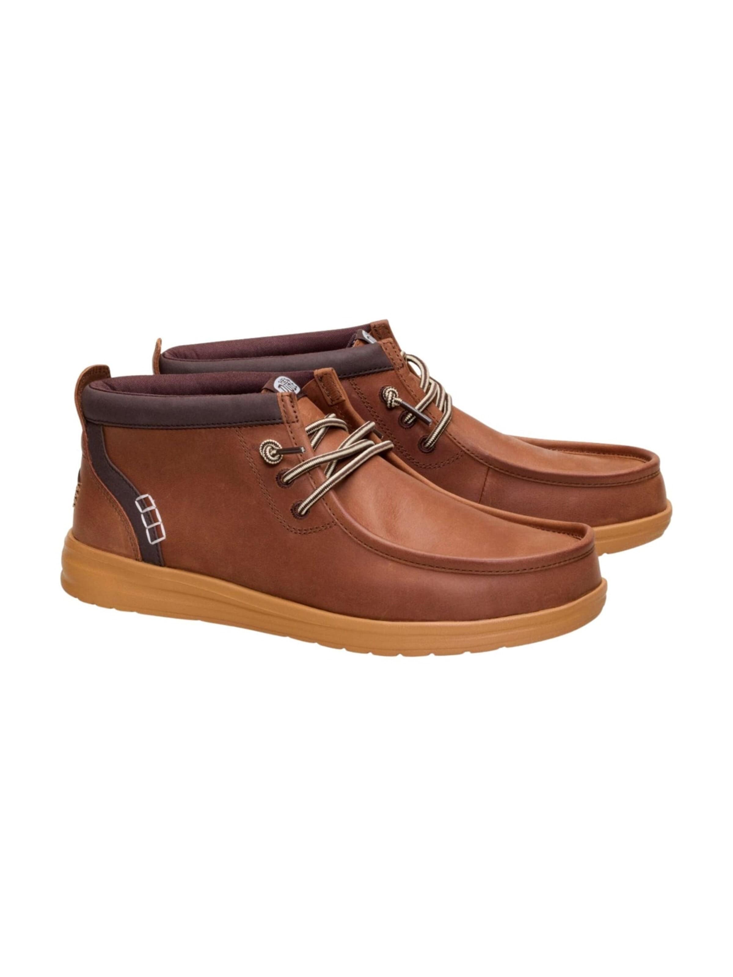 HEY DUDE Buty Chukka 'Wally Mid GripR' w kolorze brązowy