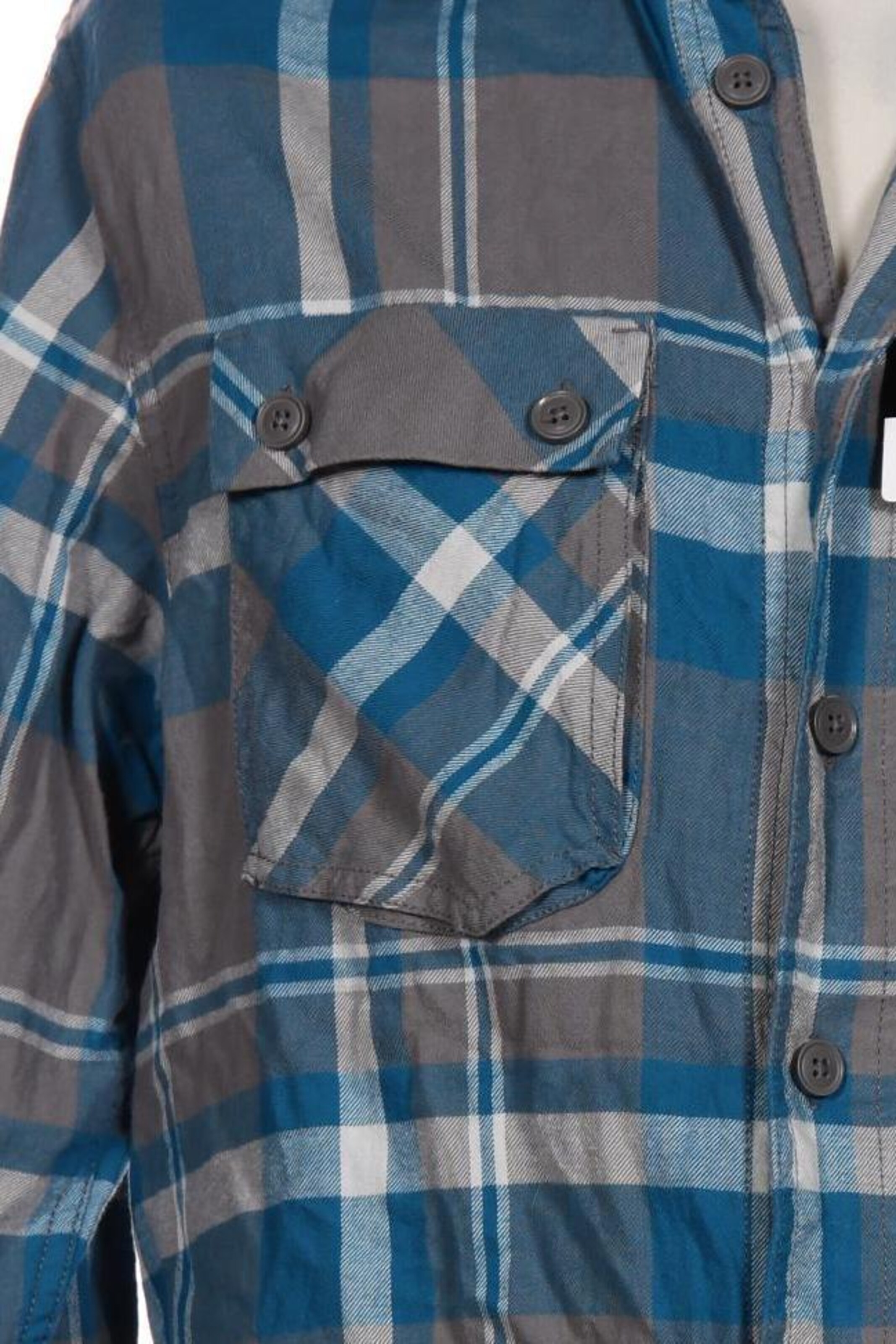 BENCH Button Up Shirt in M in Grey