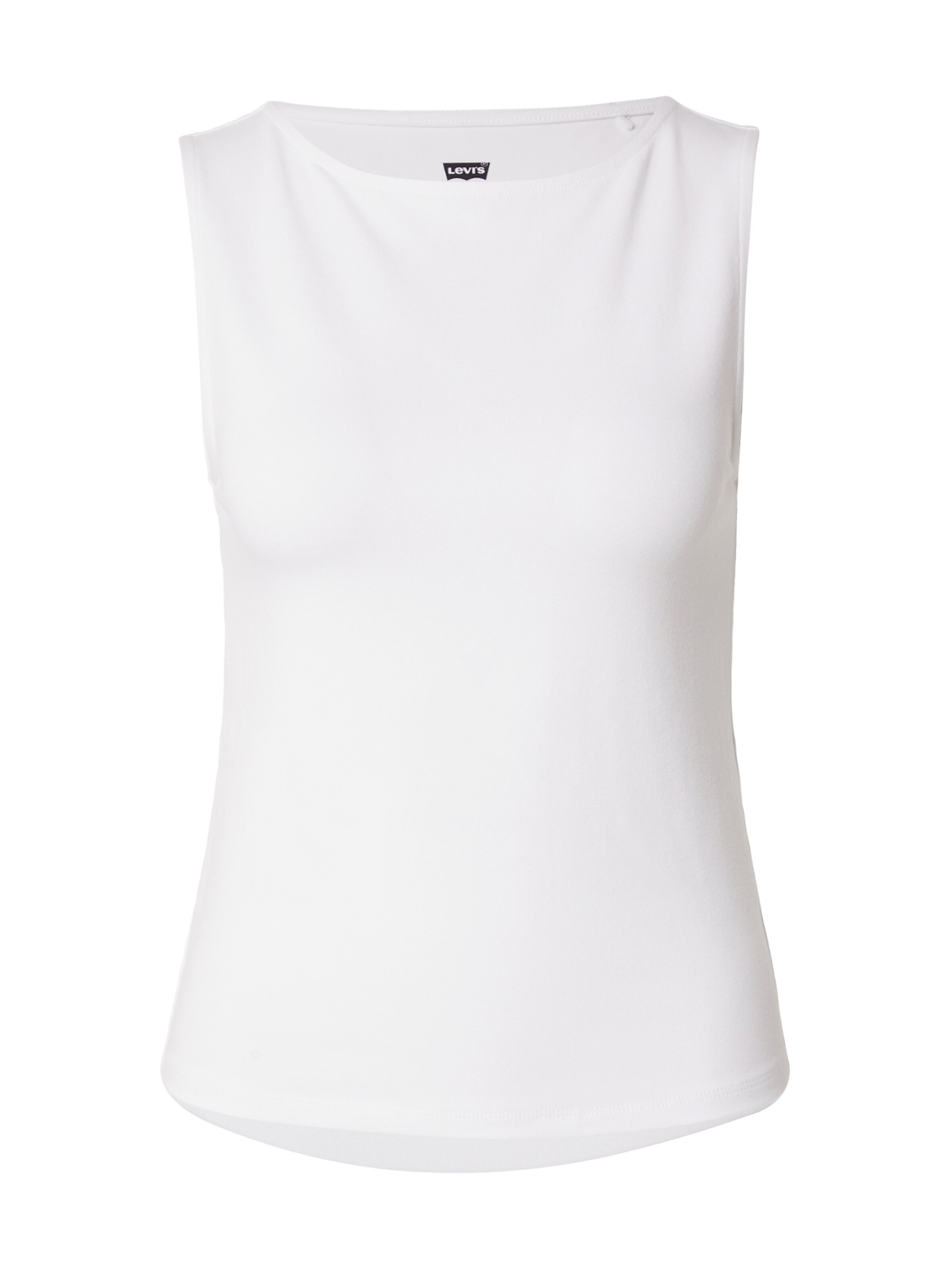 Top 'Blair Boatneck Top' di LEVI'S ® in bianco: frontale