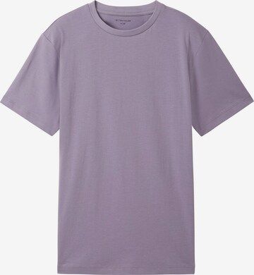 T-Shirt TOM TAILOR en violet : devant