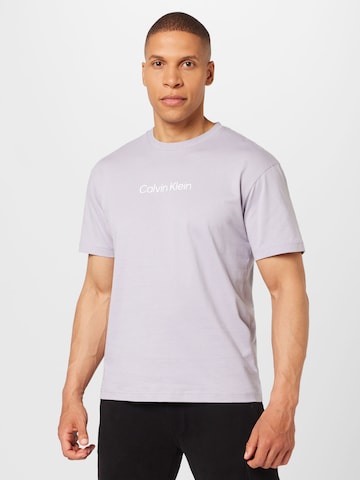 Maglietta 'Hero' di Calvin Klein in grigio: frontale