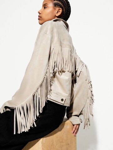 Veste mi-saison Bershka en beige