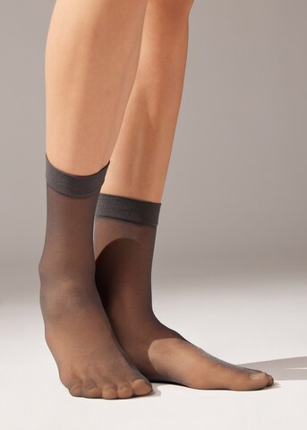 CALZEDONIA Socken in Braun