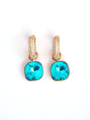 Secret Stones Earrings '2in1 perfect earrings' in Blue: front