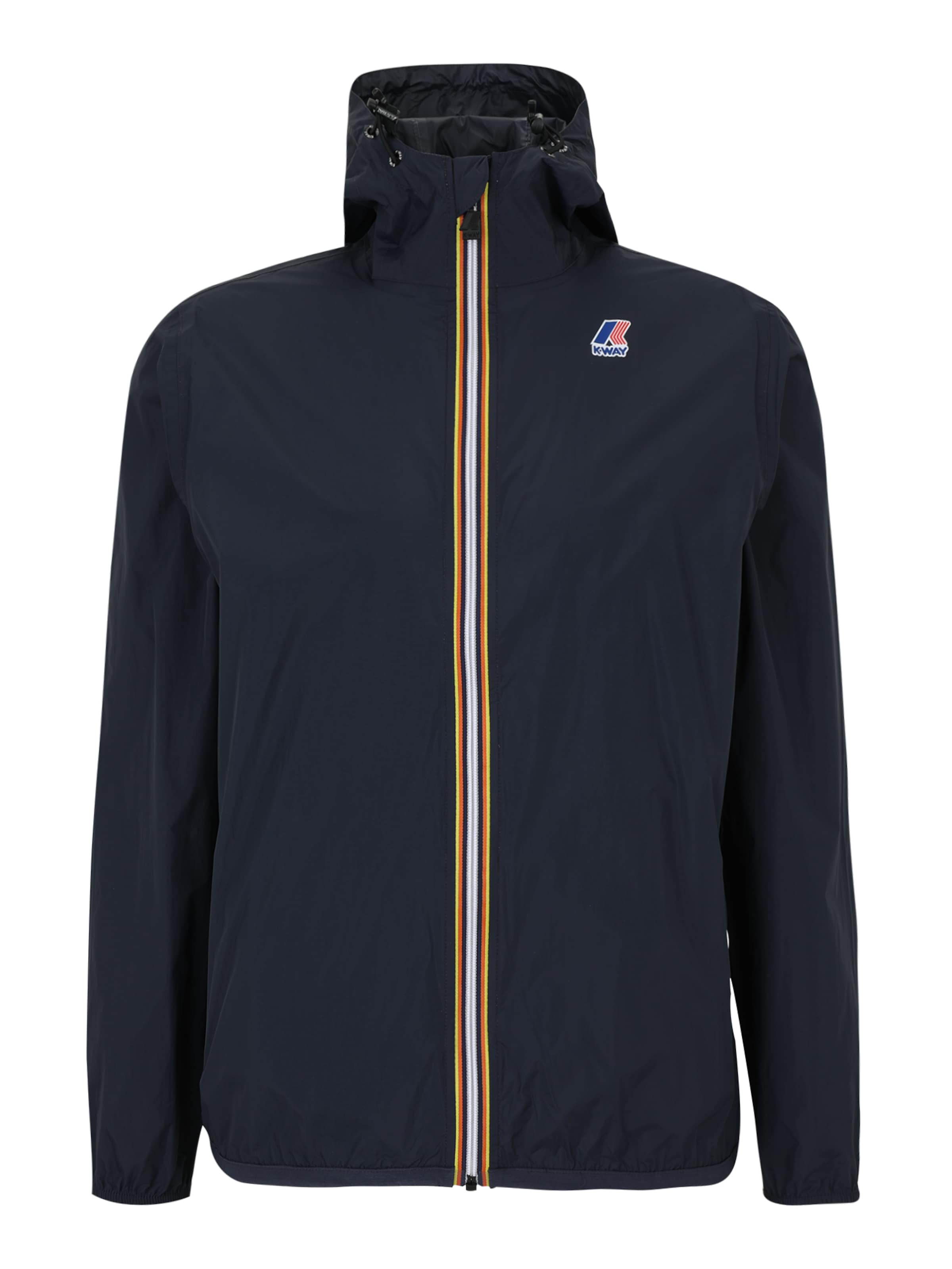 Veste fonctionnelle 'Le Vrai 4.0 Claude' K-Way en bleu : devant