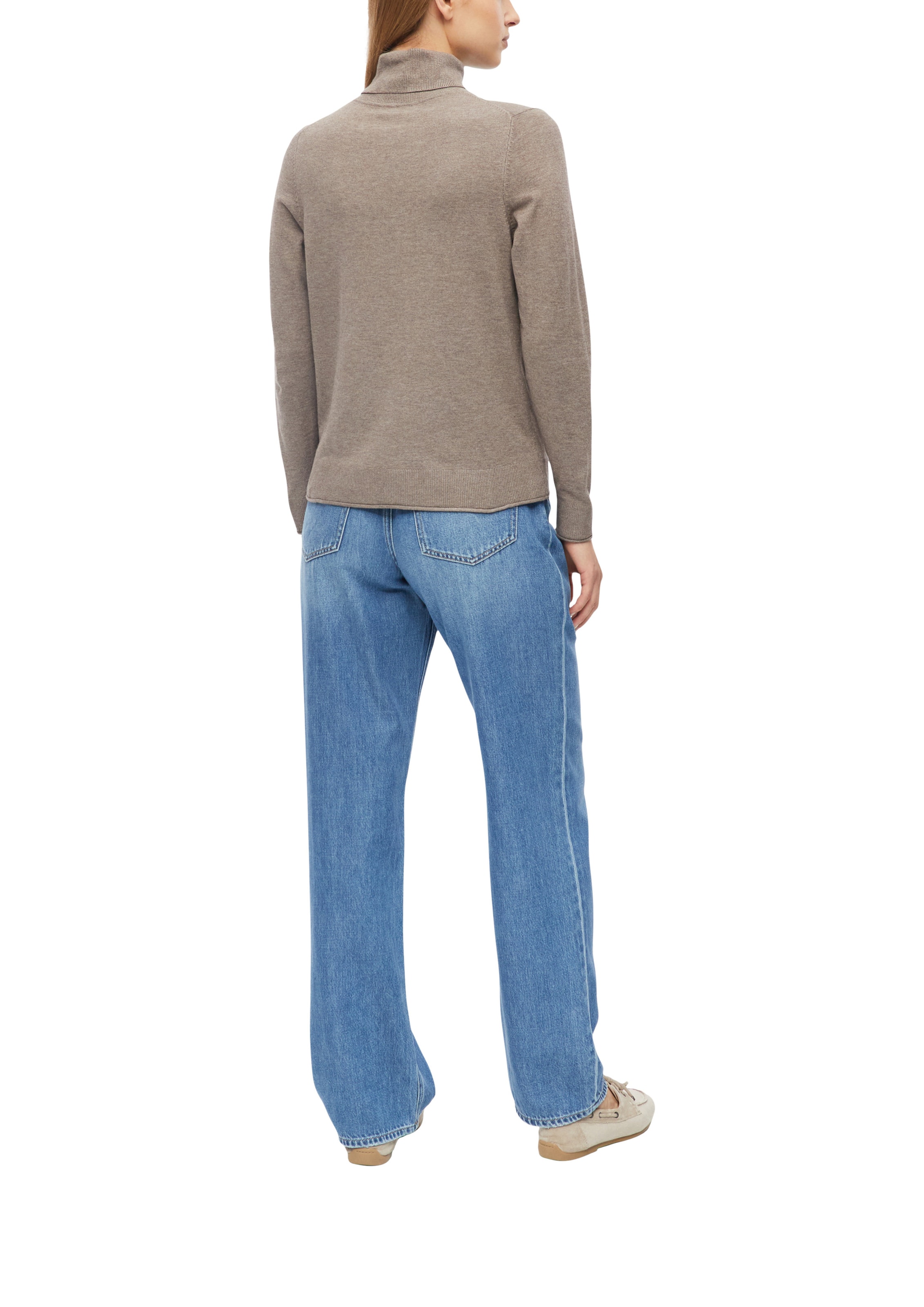 s.Oliver Pullover in Braun: Rückseite