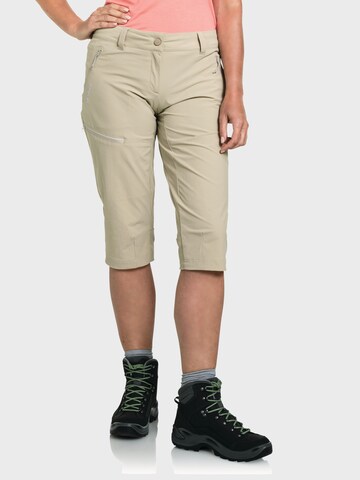 Schöffel Regular Outdoorhose 'Caracas 2' in Beige: predná strana