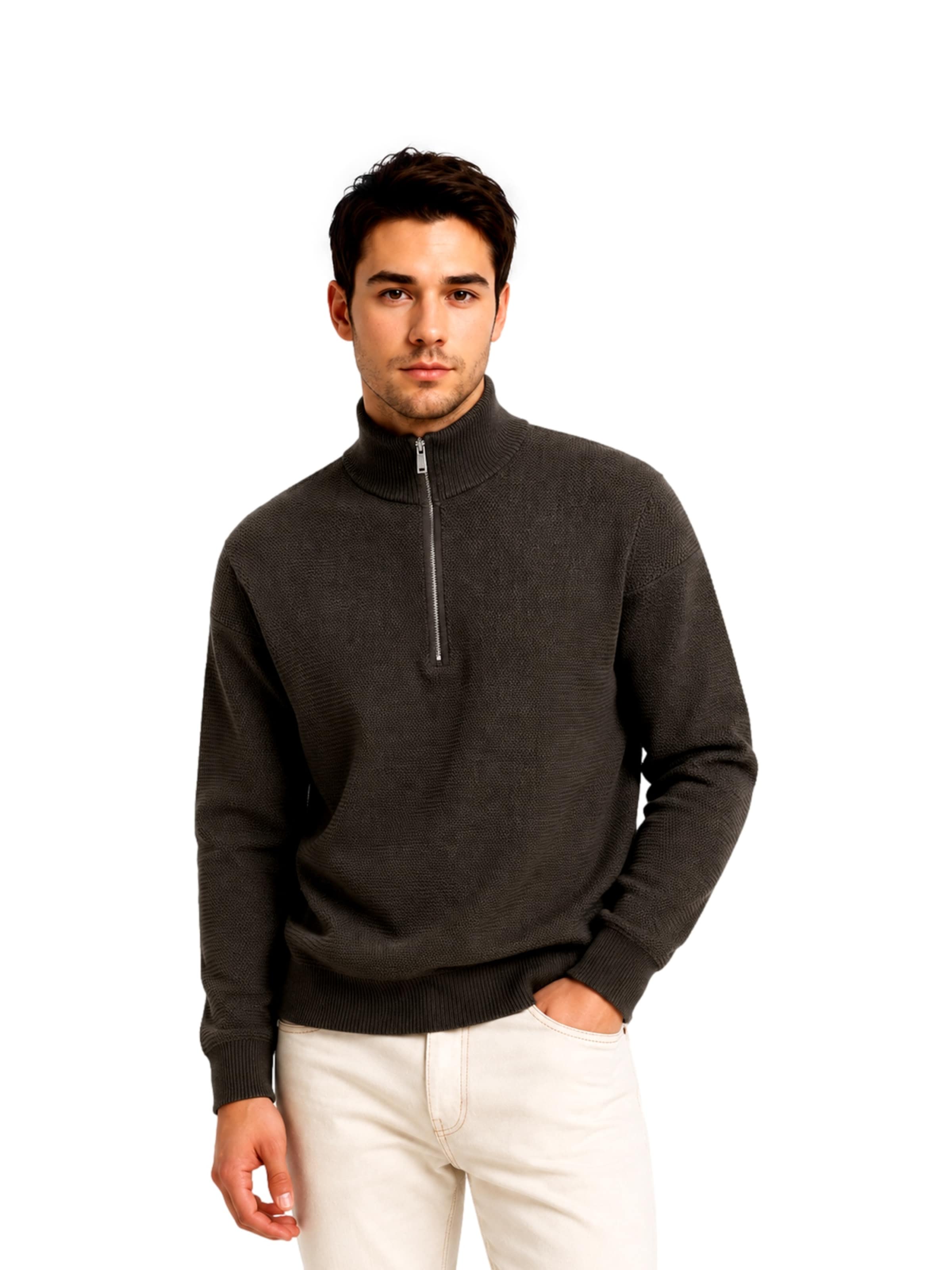 Pullover 'Carter' di Only & Sons in grigio: frontale