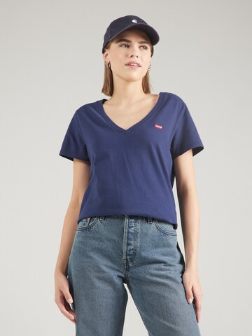 LEVI'S ® Koszulka 'Perfect Vneck' w kolorze niebieski: przód