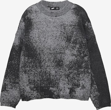 Pull&Bear Neulepaita värissä harmaa: etupuoli