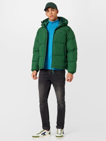 LACOSTE Зимняя куртка в Зеленый