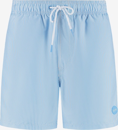 Shiwi Uimashortsit 'Mike' värissä vaaleansininen / valkoinen, Tuotenäkymä