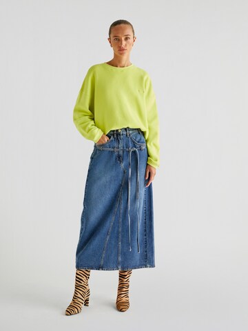 Sweat-shirt Scalpers en vert : devant