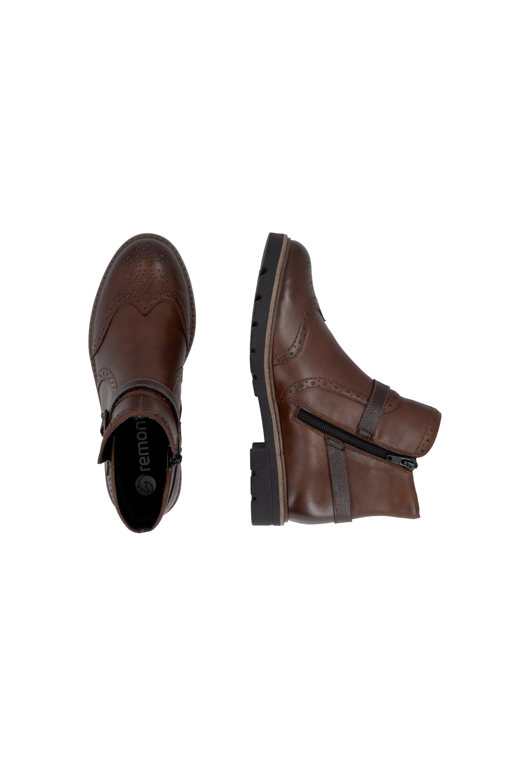 Bottines ' D2Q74 ' REMONTE en marron