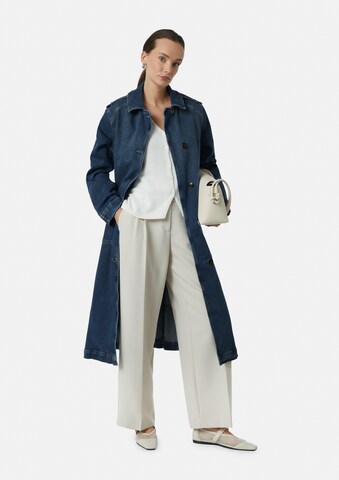 Manteau mi-saison comma casual identity en bleu : devant