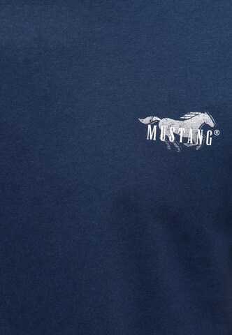 MUSTANG T-Shirt 'Austin' in Blau