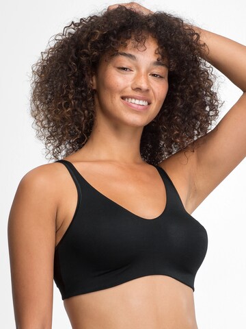 SPEIDEL T-shirt Bra 'Natural Beauty' in Black: front