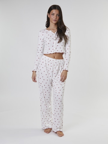 Loungeable Pajama in White: front