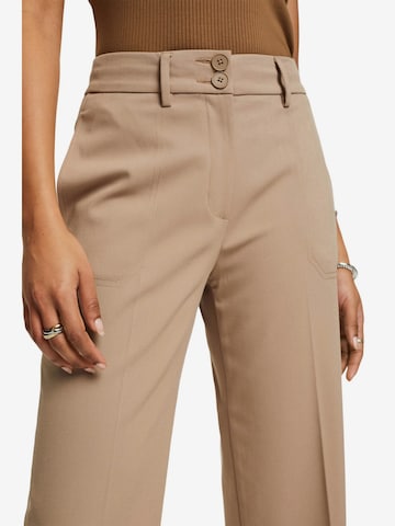 Wide Leg Pantalon ESPRIT en marron