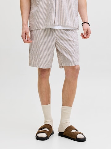 Loosefit Pantalon 'JPSTJaiden' JACK & JONES en marron : devant