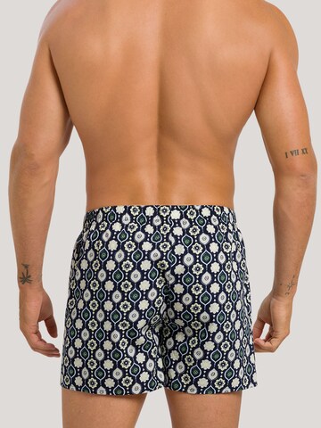 Hanro Boxershorts 'Fancy Woven' in Schwarz
