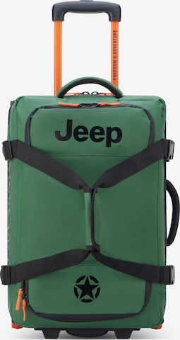 Trolley 'JS005A' di Jeep in verde: frontale