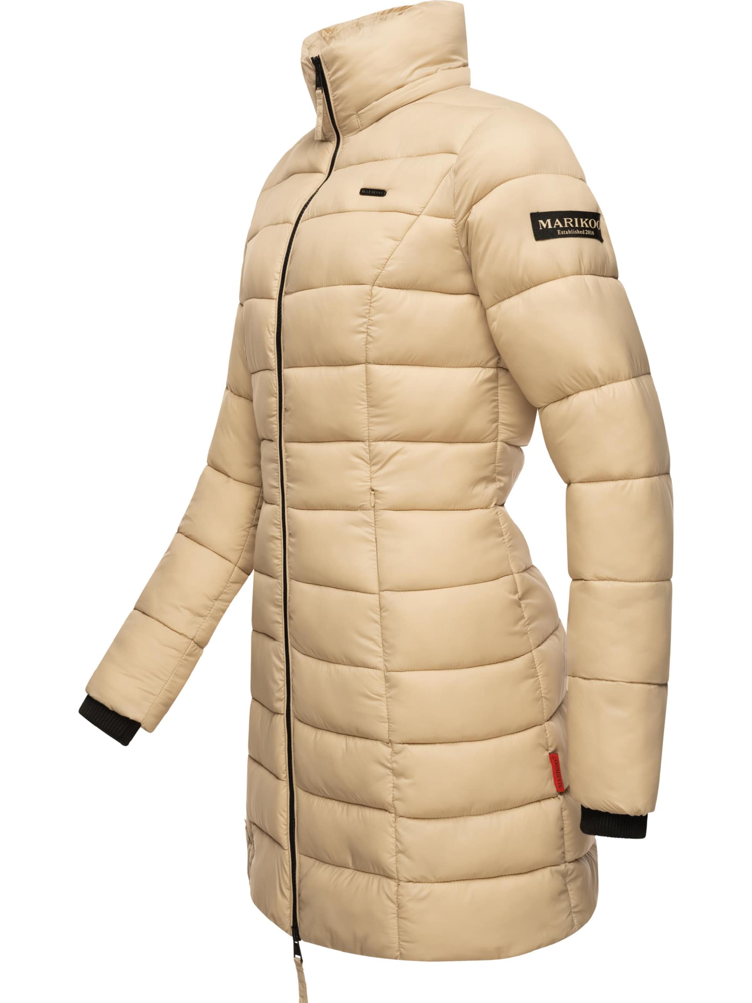 MARIKOO - Sobretudo de inverno 'Abendsternchen' em bege