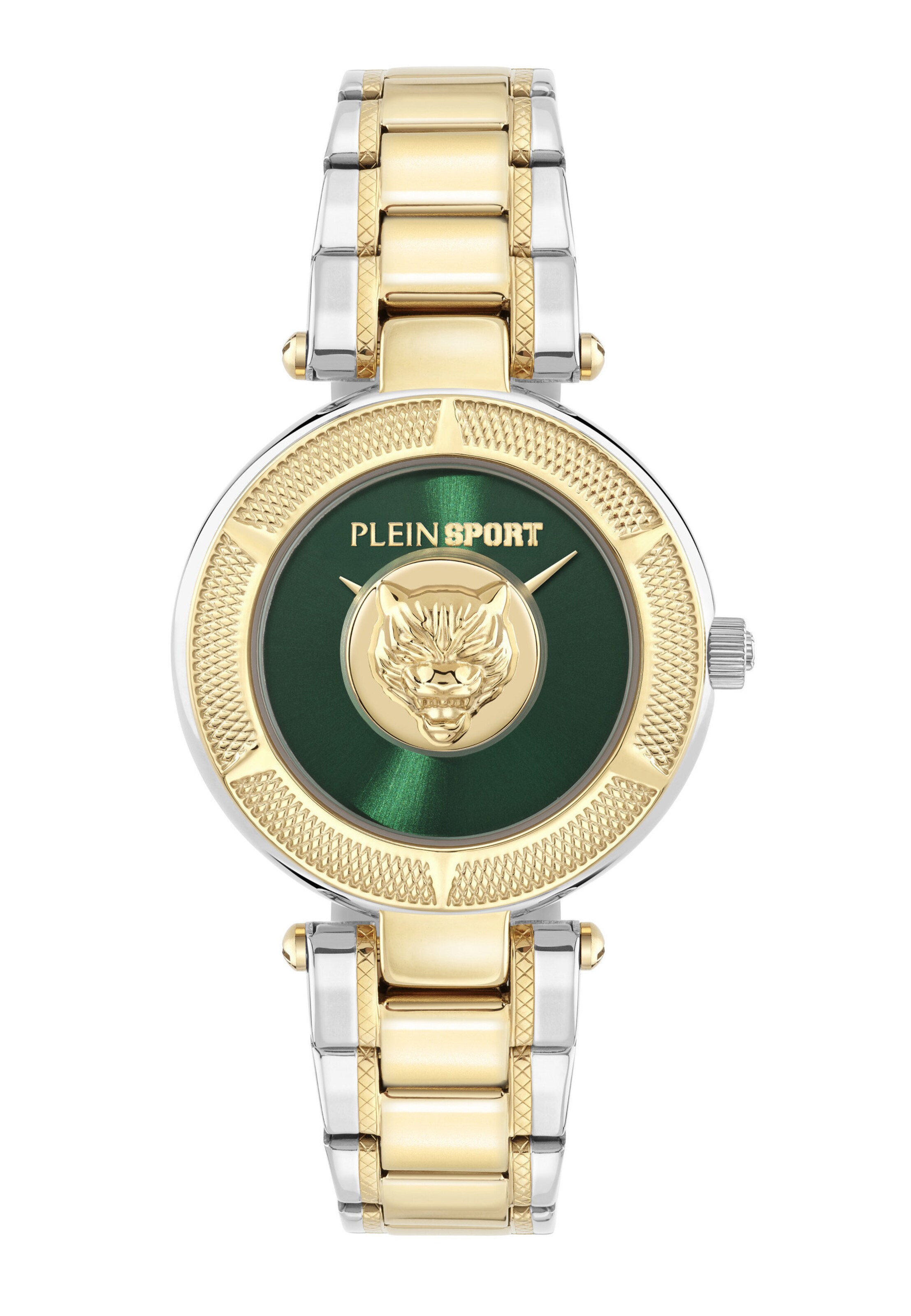 Montre à affichage analogique 'OPIUM' Plein Sport en or : devant