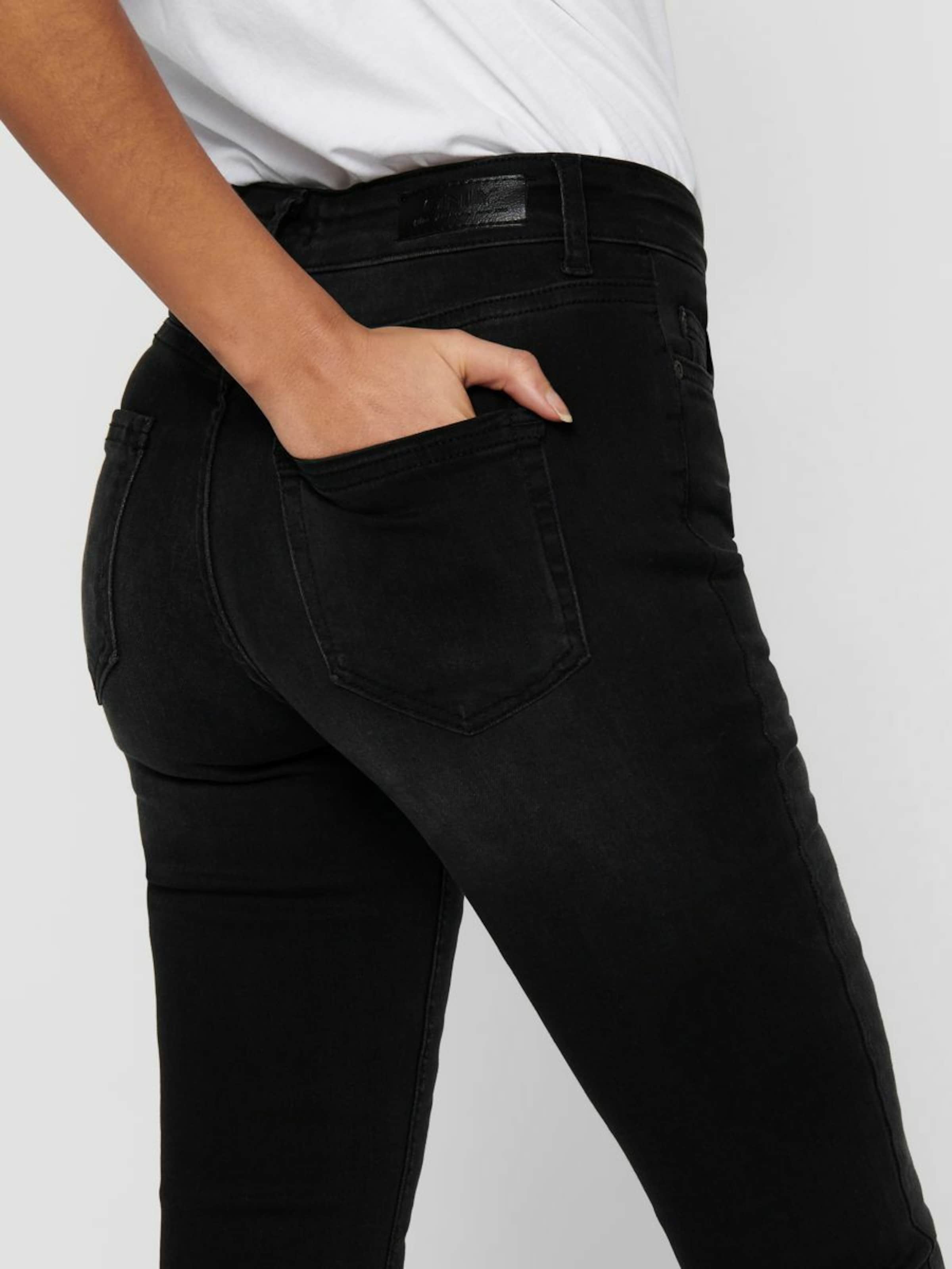 Frauen Jeans ONLY Jeans 'BLUSH' in Schwarz - LR60901