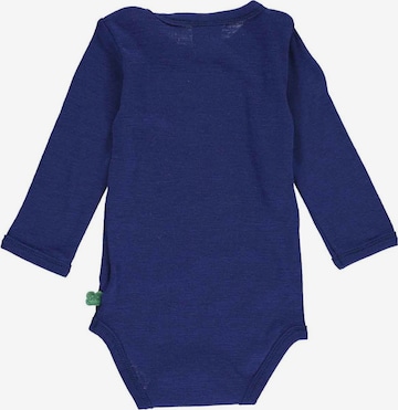 Fred's World by GREEN COTTON Rompertje/body 'Langarm' in Blauw