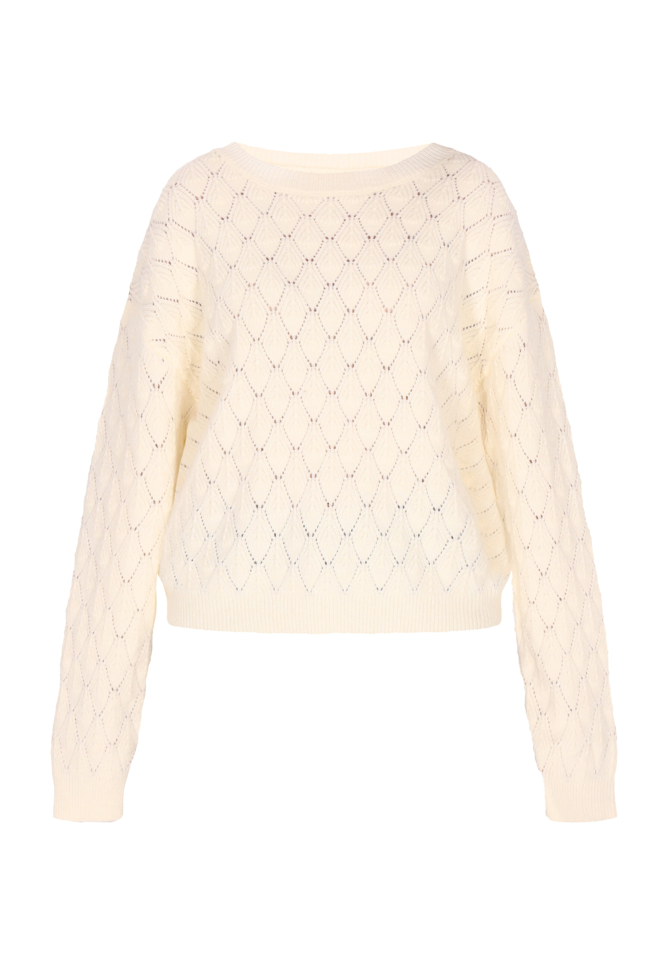DreiMaster Vintage Sweater in White: front