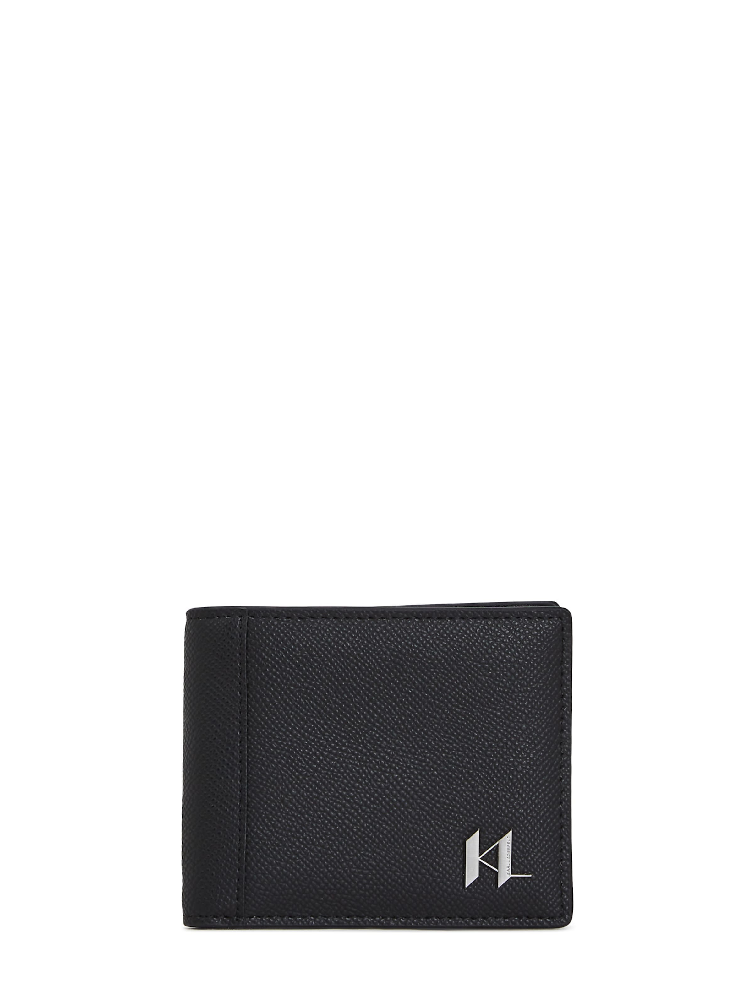 Karl Lagerfeld Wallet in Black: front