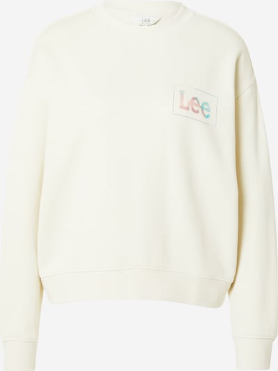 Lee Sweater majica u ecru/prljavo bijela / tirkiz / hrđavo smeđa / svijetlozelena, Pregled proizvoda