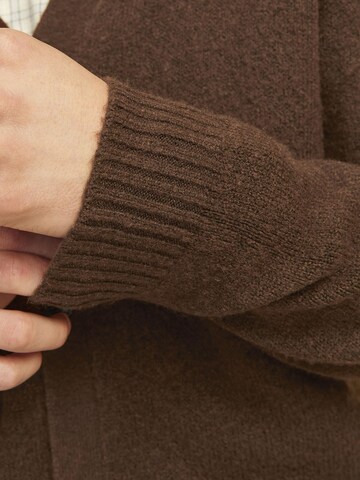 JACK & JONES Gebreid vest in Bruin