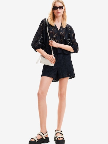 Desigual - Blusa en negro