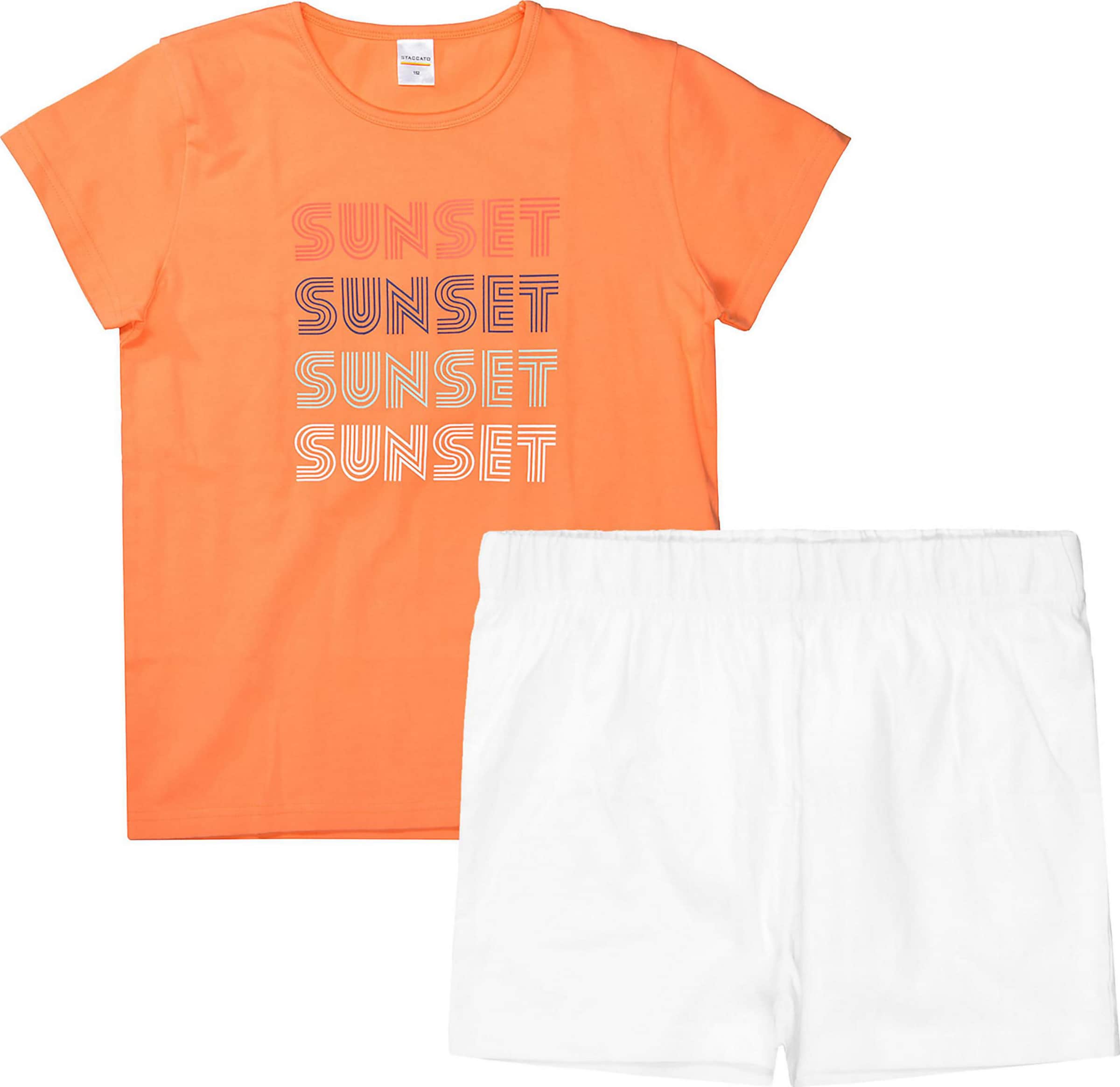 Kinder Teens (Gr. 140-176) STACCATO Schlafanzug in Orange - ZS38685